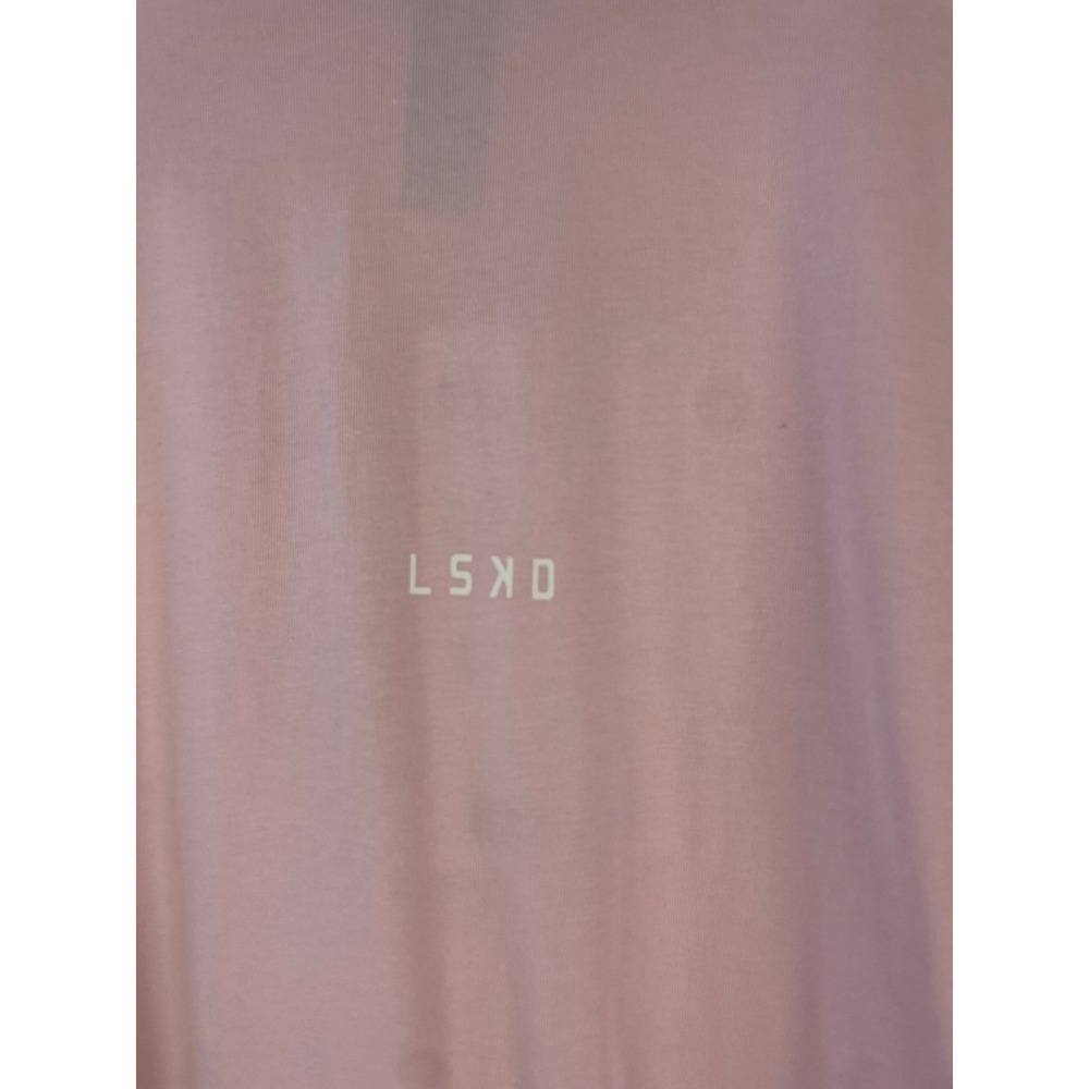 LSKD We Rise By Lifting Others Graphic FLXCotton Oversized T-Shirt Pink Size S - Picture 4 of 5